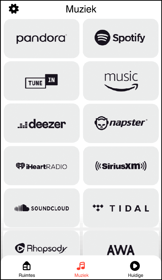 App Music tab